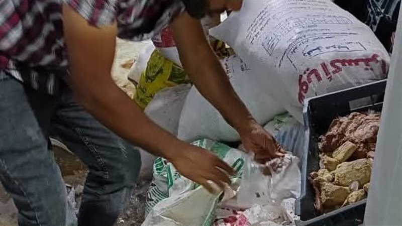 ضبط اللحوم الفاسدة
