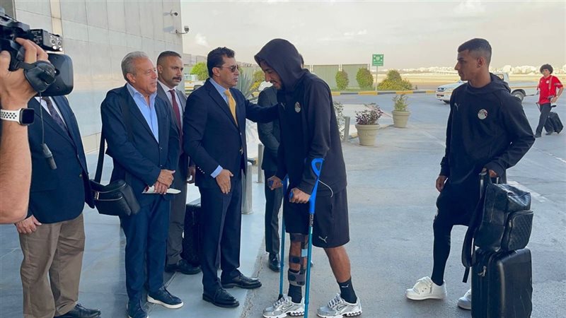عمر مرموش بعد إصابته