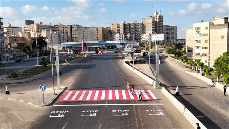 بدء أعمال صيانة طريق