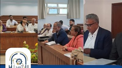 جامعة حلوان التكنولوجية تناقش استعدادات انطلاق العام الدراسي الجديد