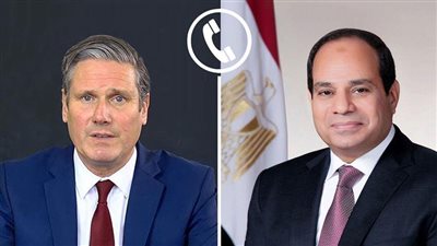  رفض تهجير الفلسطينيين وإدانة الاعتداء الإسرائيلي على قطر يتصدران مباحثات السيسي وستارمر