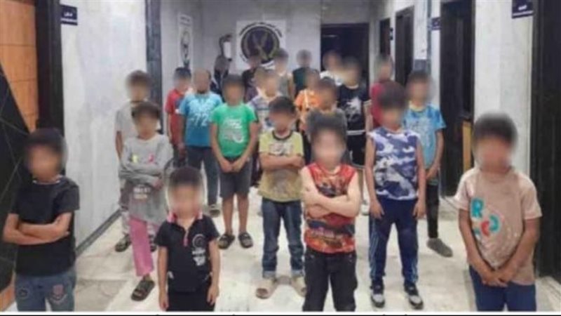 إنقاذ 23 طفل من التسول