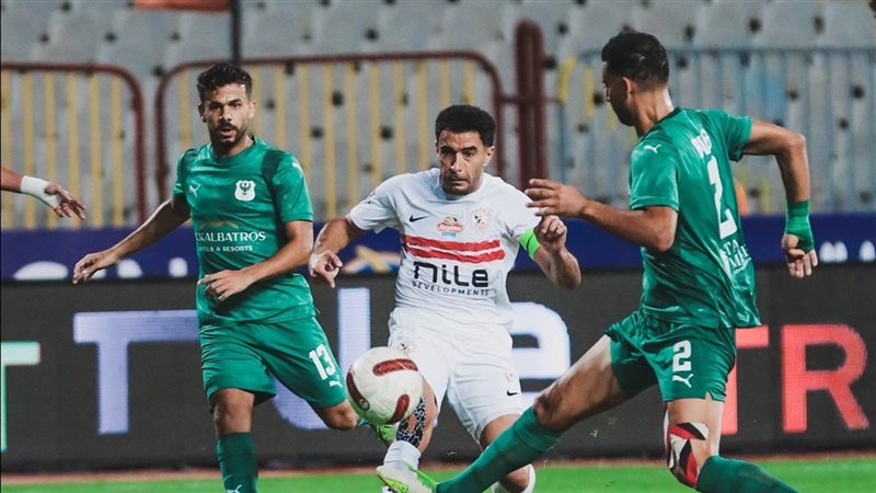 مباراة الزمالك والمصري،