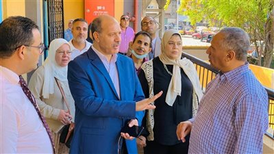 جولة ميدانية لمدير التعليم بالإسكندرية لمتابعة استعدادات المدارس للعام الدراسي الجديد