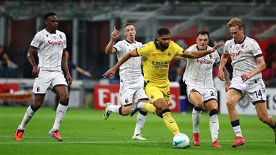 الدوري الإيطالي، خطأ تحكيمي يتصدر مباراة ميلان وبولونيا 