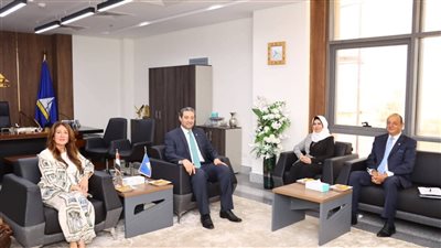 محافظ دمياط يستقبل السفيرة الأمريكية ويبحثان سبل التعاون المشترك
