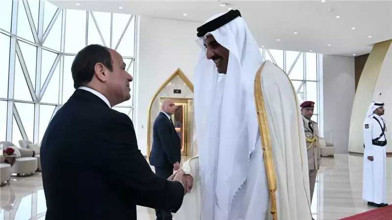 السيسي وتميم بن حمد