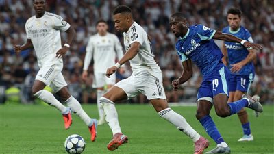 ريال مدريد يتعادل مع مارسيليا 1-1 في شوط أول مثير (فيديو)