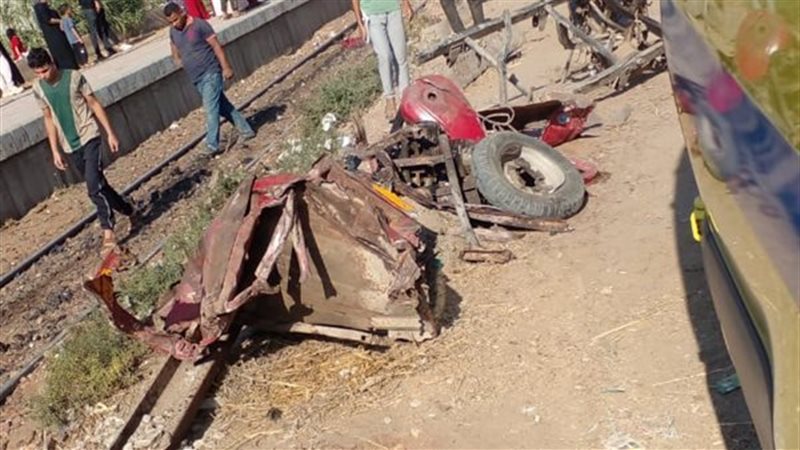 اصطدام قطار بتروسيكل