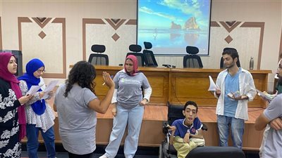 ورشة عمل بجامعة عين شمس لتطوير مهارات الطلاب ذوي الإعاقة
