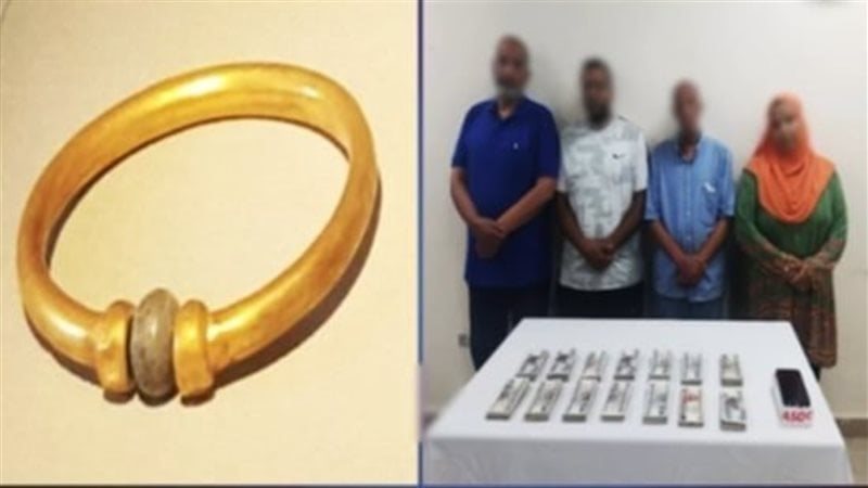 المتهمون بسرقة الاسورة