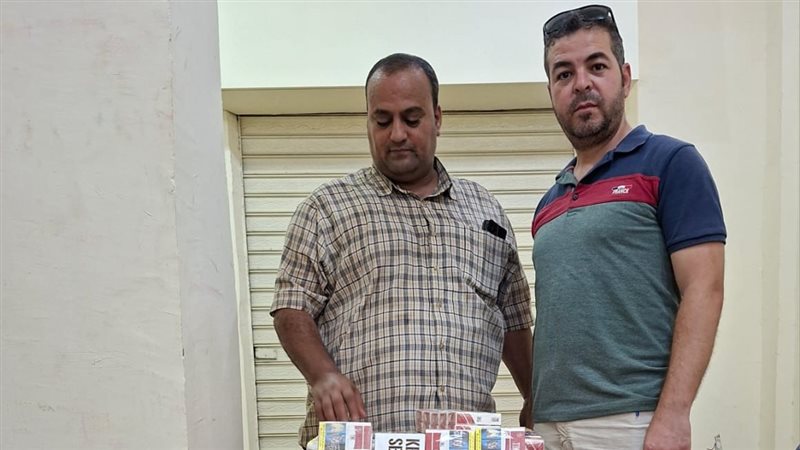 ضبط سجائر مجهولة