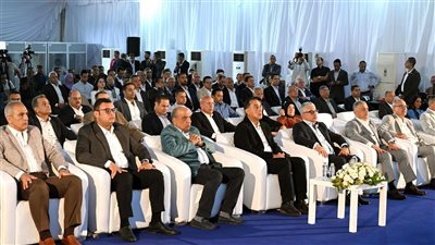 مدبولي يشهد احتفالية افتتاح عددٍ من المشروعات التنموية والصناعية بمنطقة القنطرة 