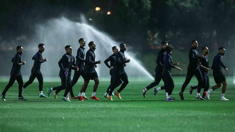  مران الاهلي في قطر