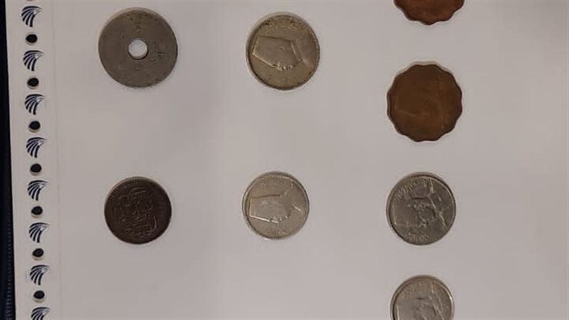 ضبط تهريب عملات أثرية