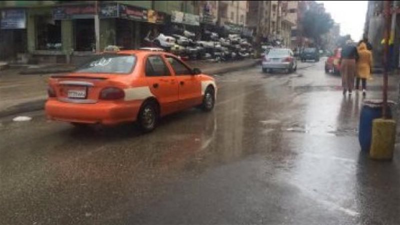 سقوط أمطار في الإسماعيلية