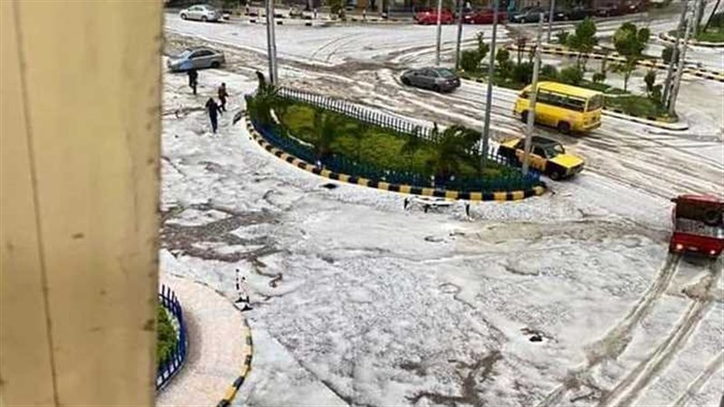 ثلوج بالاسكندرية