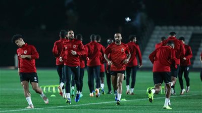 السوبر الأفريقي.. تدريبات بدنية للاعبي الأهلي