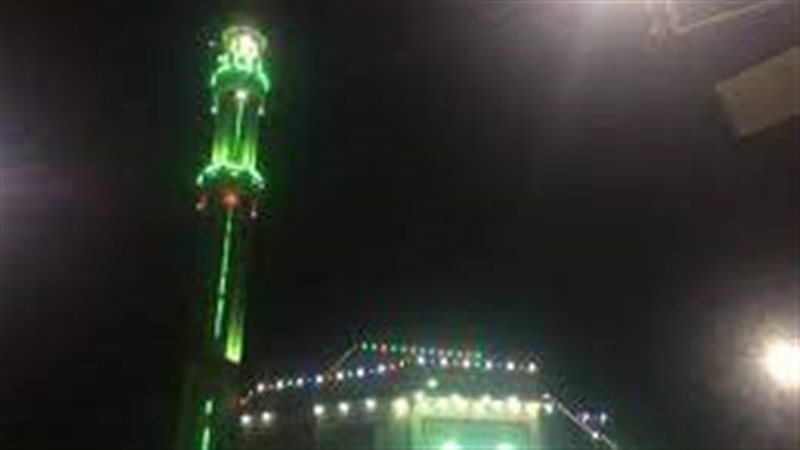 إضاءة مأذنة المسجد