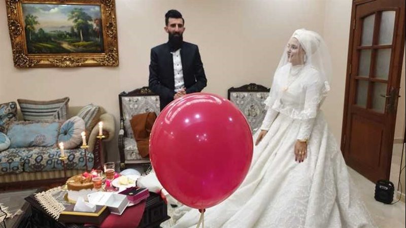 حفل زفاف افتراضي