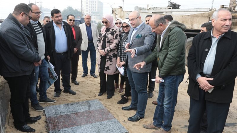 محافظ بني سويف يتفقد
