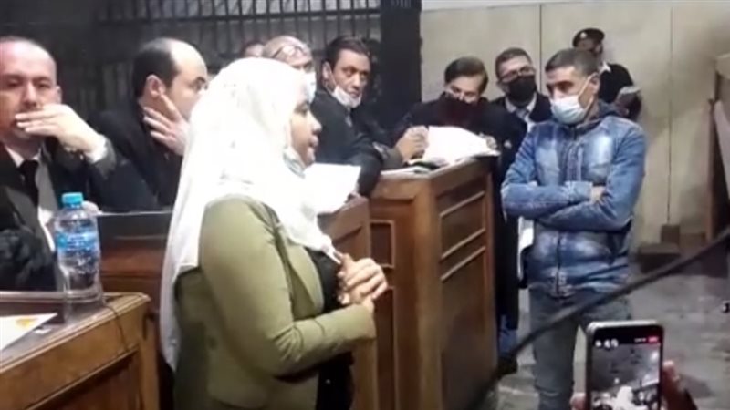 المجني عليها امام