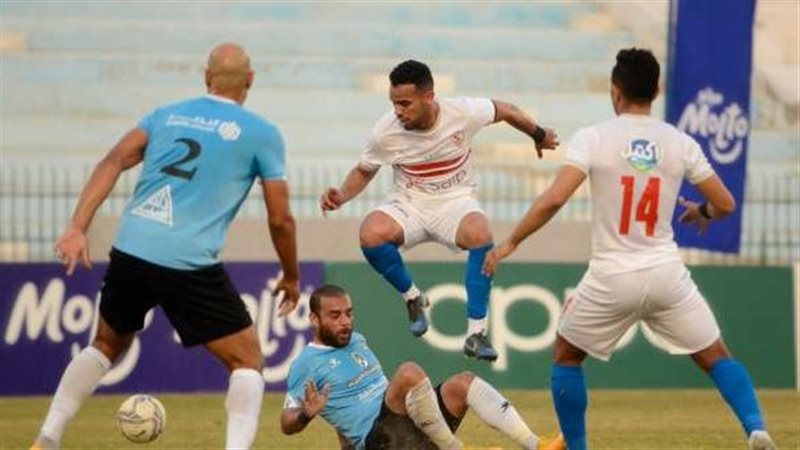 من مباراة الزمالك