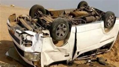 الاستعلام عن حالة المصابين في حادث انقلاب سيارة ميكروباص بالعياط