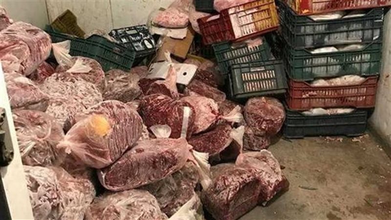 ضبط ٢طن اسماك مدخنة