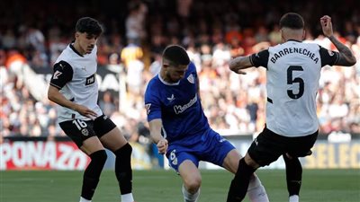 فالنسيا يفوز على أتلتيك بيلباو 2-0 في الدوري الإسباني 
