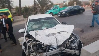حادث مدمر، تصادم 10 سيارات وأتوبيس بالطريق السياحي في الجيزة