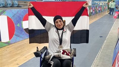 وزارة الرياضة واللجنة البارالمبية تنعيان هدى شكري لاعبة الريشة الطائرة 