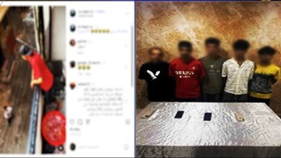 ضبط 5 شباب بتهمة إلقاء أكياس مياه على المارة بالزاوية الحمراء 