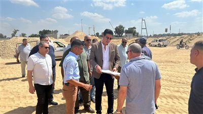 نائب محافظ الدقهلية والسكرتير العام المساعد يتفقدان أعمال مشروع المنطقة اللوجستية بطلخا 
