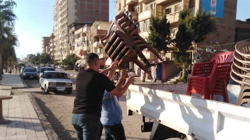 رفع إشغالات بالبحيرة،