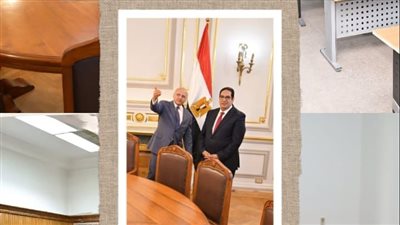رئيس جامعة القاهرة يلتقي أساتذة وطلاب كلية الحقوق ويتابع أعمال التجديد والتحول الرقمي