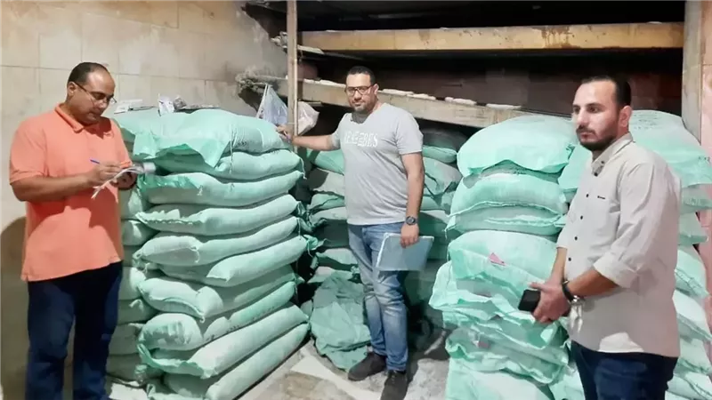 ضبط 14 طن دقيق مدعم