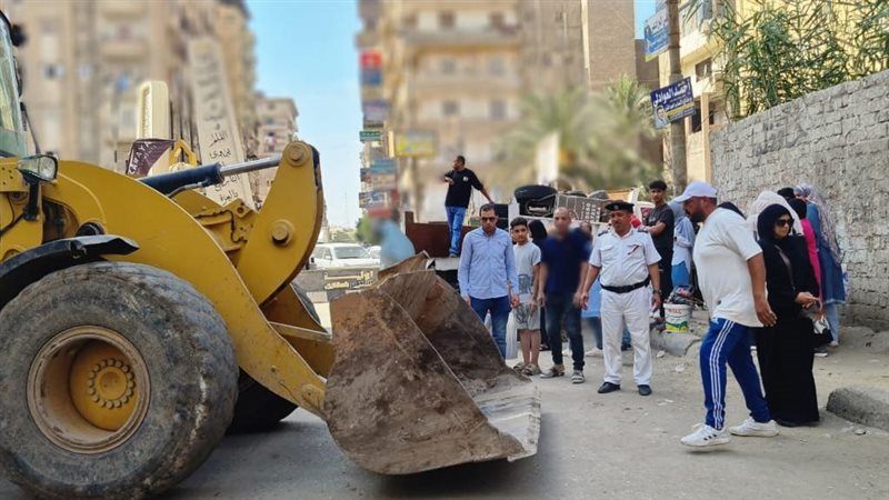 حملة مكبرة لرفع الاشغالات