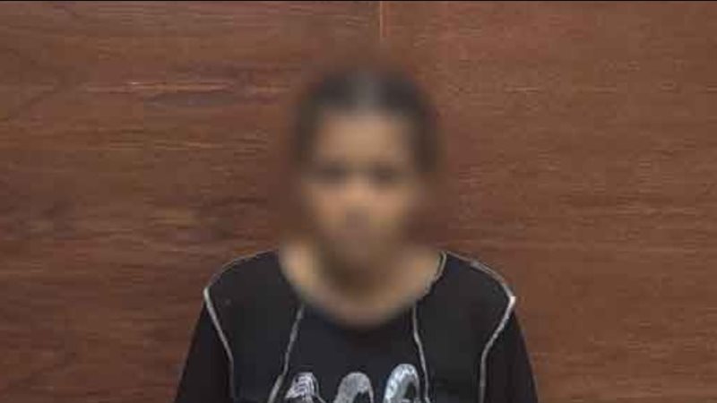 ضبط الطالبة ملك،