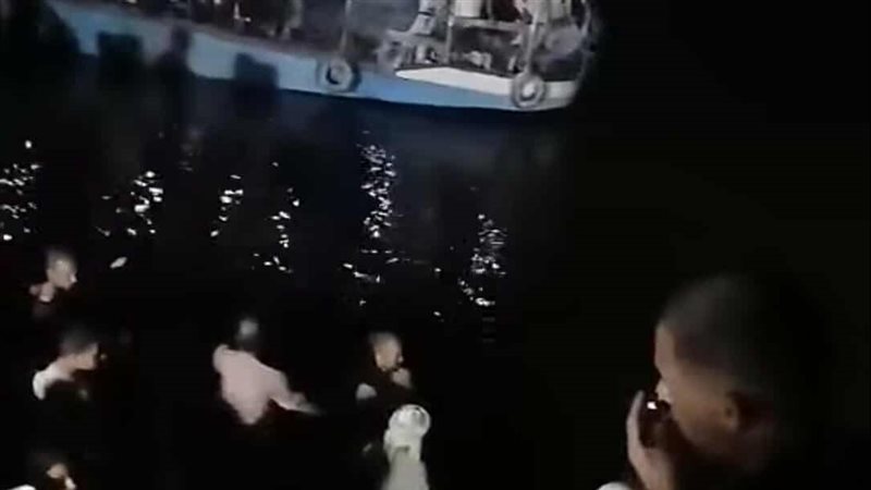 إصابة شخص في نهر