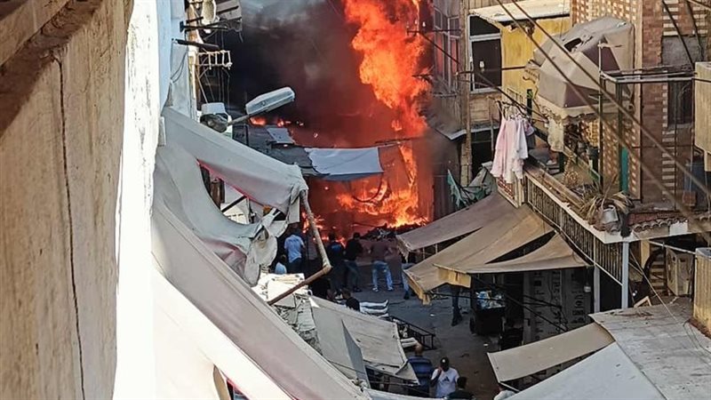 اشتعال النيران في