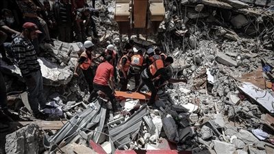سقوط شهداء وجرحى في غارة إسرائيلية على غزة  