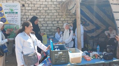 جامعة القناة تنظم قافلة تنموية بحي الجناين بالسويس (صور) 