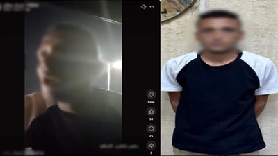ضبط منادي سيارات تعدى على قائد سيارة بالجمالية 