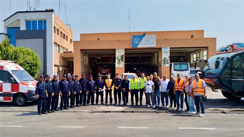 تجربة طوارئ مطار