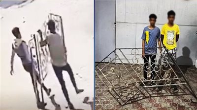 القبض على عاطلين بتهمة سرقة حديد سلم أحد المنازل بالشرقية (فيديو)