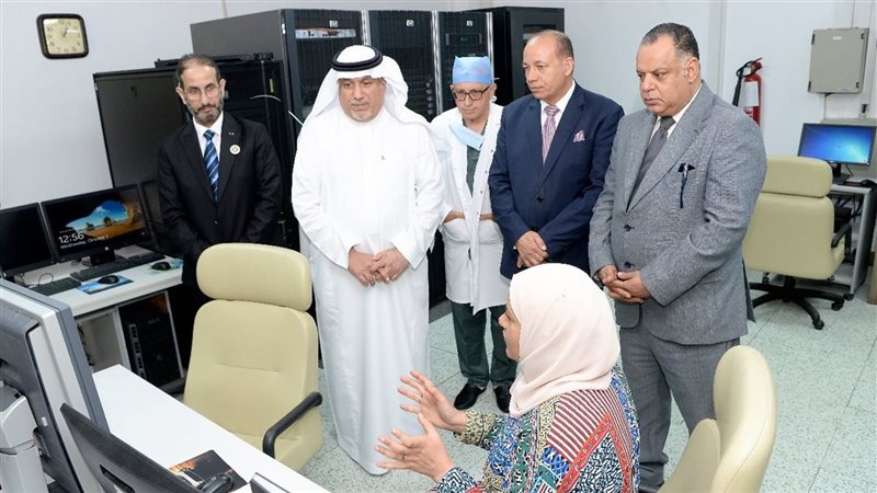 جولة بجامعة المنصورة،