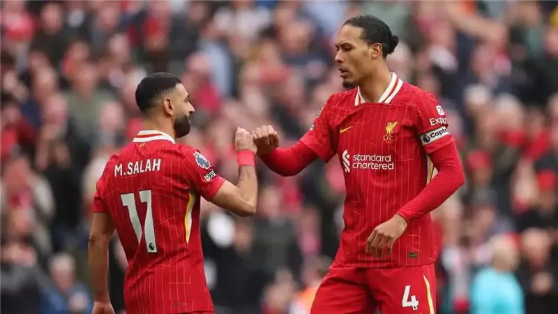 محمد صلاح وفان دايك