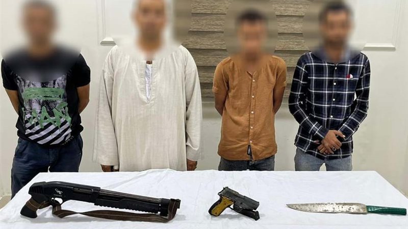 ضبط طرفي مشاجرة بالأسلحة