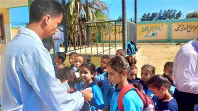 الكشف عن الطفيليات المعوية والبلهارسيا بمدارس المناطق الريفية في الإسكندرية 